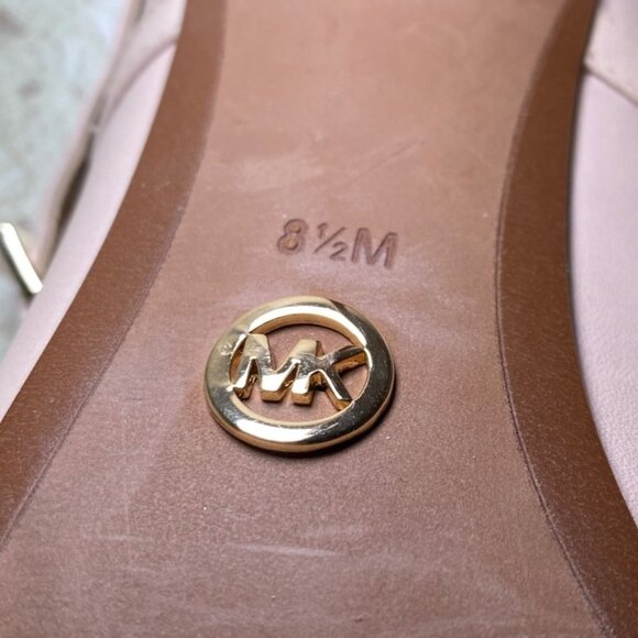 Michael Kors Womens Pink Mules Pointed Toe Stiletto Heels Casual Comfort - Picture 6 of 9